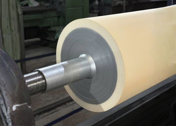 Trục sơn UV/NC chuẩn giúp bề mặt ván gỗ láng mịn, tránh lãng phí vật tư sơn cho nhà máy