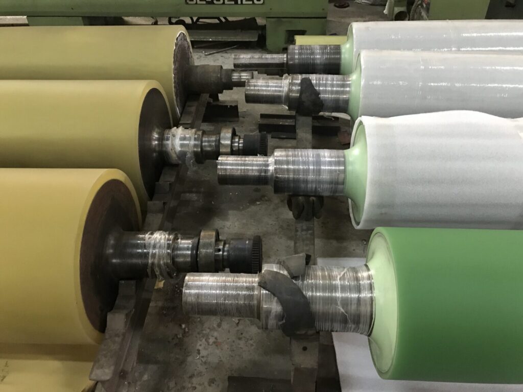 Cấu tạo trục cao su và công dụng của bọc trục cao su