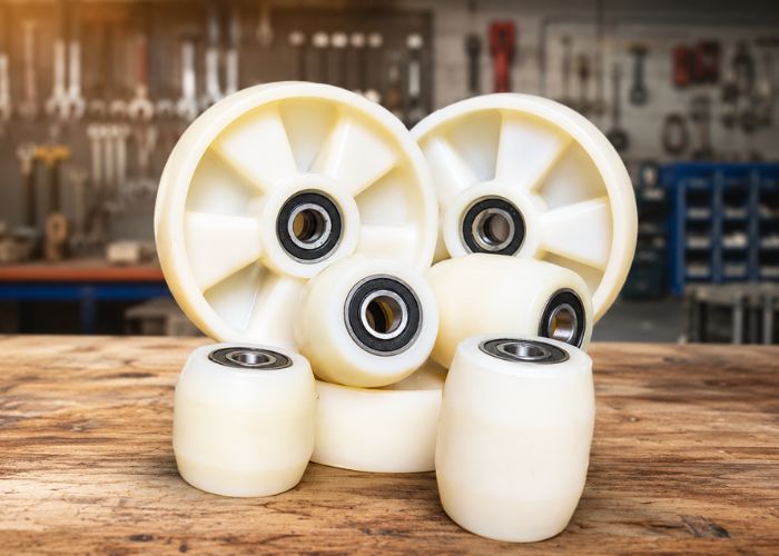Bánh xe nhựa công nghiệp chịu lực bền bỉ cho ngành ngũ kim được gia công trực tiếp tại Kiến Hiệp Roll