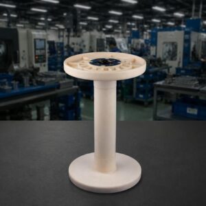 Mẫu ống chỉ ngành lưới cá được tiện CNC chính xác từ nhựa chịu tải lực nén lớn tại xưởng Kiến Hiệp