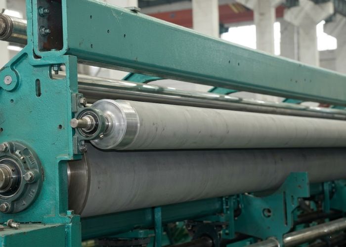 Ống Pi cao su dệt lưới cá được gia công chính xác tại xưởng Kiến Hiệp Roll