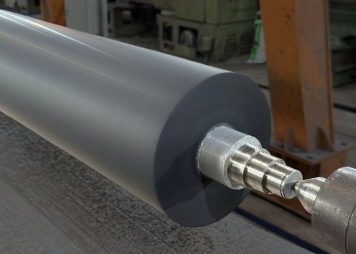 Trục ngâm hóa chất đóng vai trò dẫn hướng và ép thẩm thấu thuốc nhuộm vào từng sợi vải trong môi trường chất lỏng.