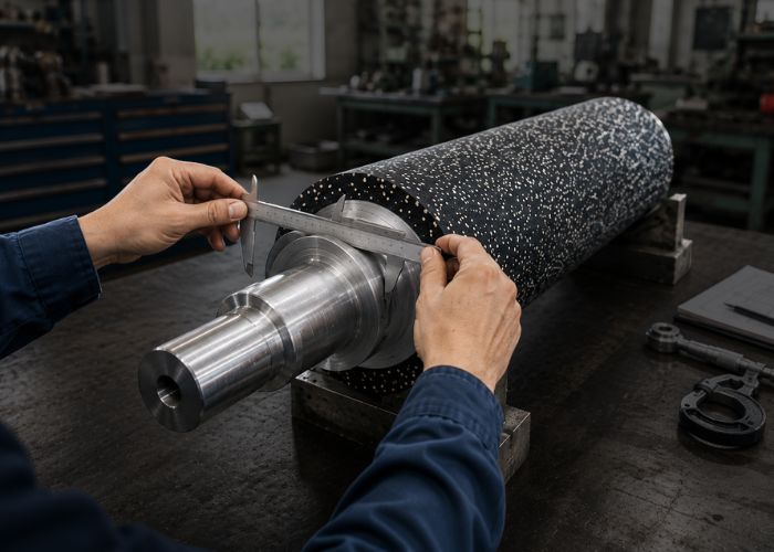Tháo lắp và kiểm tra định kỳ hệ thống đĩa ma sát trục high clutch giúp duy trì lực căng cuộn tôn luôn ổn định