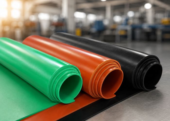 Cao su Hypalon 100% giải pháp bọc rulo chịu axit mạnh, chống ăn mòn vượt trội cho nhà máy
