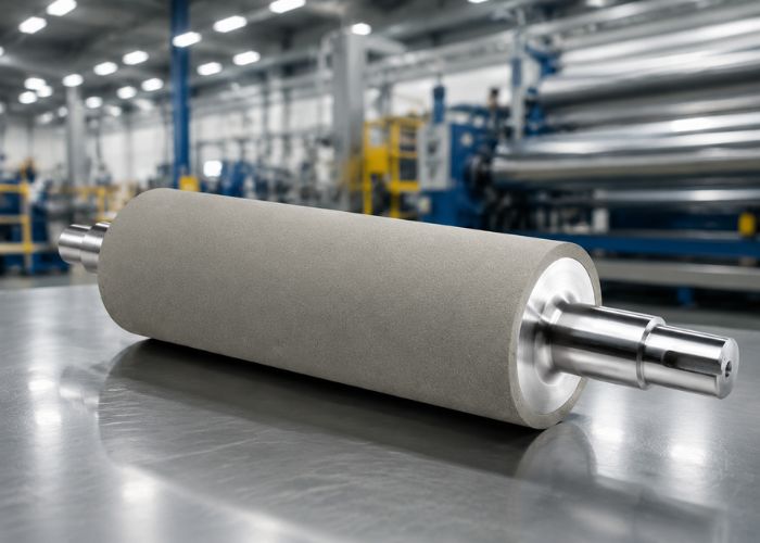 Cơ chế ngậm - nhả của trục xốp ngành gỗ giúp keo dàn đều, tránh tình trạng đọng vũng