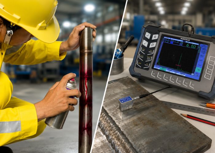 Đo kiểm phương pháp NDT chuyên nghiệp tại Kiến Hiệp Roll giúp bảo vệ rulo trước nguy cơ gãy hỏng ngầm
