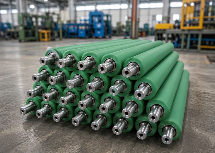 Hệ thống đúc polyurethane theo yêu cầu chuẩn công nghệ Đài Loan tại Kiến Hiệp Roll đảm bảo chất lượng đặc ruột, không rỗ khí