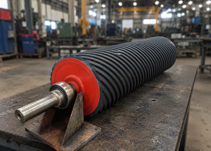Hơn 60% lỗi máy chà nhám thùng gây xước mặt ván xuất phát từ sự xuống cấp của rulo máy nhám thùng