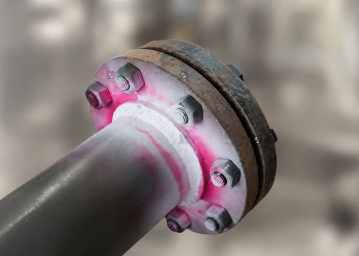 Kiểm tra thẩm thấu PT tại Kiến Hiệp Roll giúp tầm soát nứt vi mô, ngăn ngừa gãy trục hiệu quả