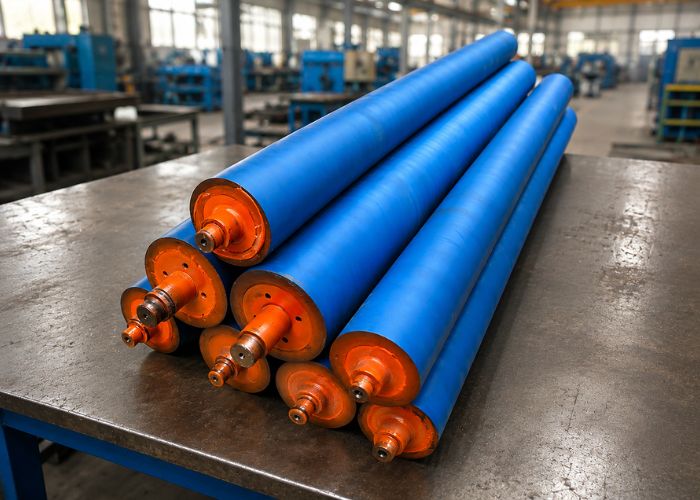 Kiến Hiệp Roll gia công con lăn nhựa MC đạt độ đồng tâm TIR chuẩn xác trên máy tiện CNC Đài Loan hiện đại