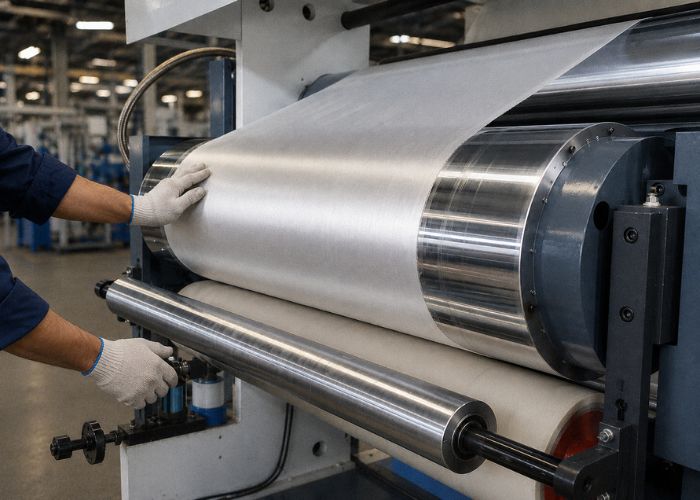 Hướng dẫn cách bảo trì máy cán màng công nghiệp 4 bước giúp duy trì độ đồng tâm trục rulo và ổn định chất lượng màng
